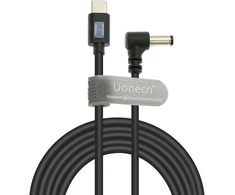 Uonecn Usb-c į 2.5 Dc 12v Kampinis Maitinimo Laidas 1.8m