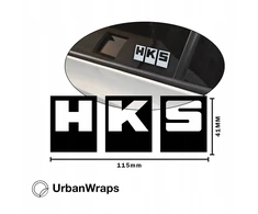 Urbanwraps lipdukas ant automobilio stiklo Hks 115x41 baltas blizgus