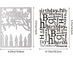Urroma plastikiniai trafaretiniai reljefiniai šablonai "su gimtadieniu", metaliniai kirpimo štampai kortelių gamybai gėlių "pasidaryk pats" plastikinis scrapbooking nuotraukų albumas kortelių popierius "pasidaryk pats" amatai