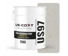 Us-coat Dekoratyvinis tinkas šviesiai smėlio spalvos su auksine žėrute D801 15kg Premium