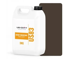 Us-coat kvarcinis gruntas dekoratyviniam tinkui tamsiai rudos spalvos D821 3kg pagrindas