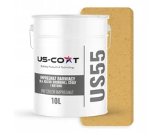 „us-coat“ spalvinantis impregnantas trinkelėms, plytoms, betonui, smėlio geltonumo spalvos, 10 l