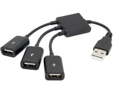 Usb 2.0 3 prievadų praplėtimo šakotuvas, 480mbps