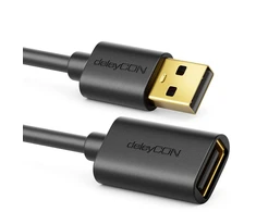 Usb 2.0 prailginimo kabelis A/a – juodas 3 m