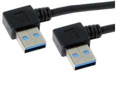 Usb 3.0 Kampinis prailginimo laidas, 90 laipsnių, 0.2m