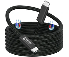 Usb 4 kabelis 240 w, 2 m magnetinis usb c kabelis, palaiko 8k @ 60 hz, 4k @ 144 hz ekraną, 40 gbps duomenų perdavimas, usb c į usb c kabelis, skirtas phone 15pro/15promax, mac_books, usb c hub dokas