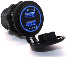 Usb 5v 3.1a automobilinis įkroviklis lizdas 12-24v B