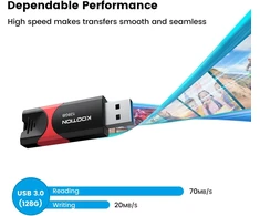 Usb atmintinė 128gb (3 vnt.), Usb 3.0, greita duomenų perdavimo