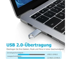 Usb atmintinė 32 Gb, 5 vnt., metalinė, atspari vandeniui