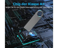 Usb atmintinė 32 Gb, 5 vnt., metalinė, atspari vandeniui