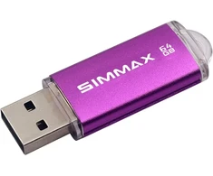 Usb atmintinė 64 Gb, greita, violetinė