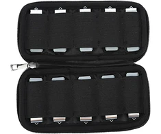 Usb atmintinės laikymo krepšys, neopreninis usb laikiklis, elektroninių priedų organizatorius usb atmintinėms/atmintukams/rašiklių atmintinėms/jump drives (dydis: l 10 grids)