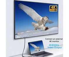 Usb-c 100w Kampinis Laidas, 10gbps Duomenims, 4k Vaizdui (2m)