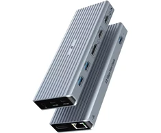Usb-c 11-in-1 Dokų Stotelė su 2x 4k@60hz Hdmi, 100w Pd
