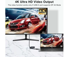 Usb-c 4k 100w 0.5m Laidas: 20gbps, Pd Greitas Įkrovimas