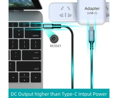 Usb-c į Dc 5.5x2.1mm 100w maitinimo laidas Starlink Mini