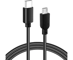 Usb-c į Micro Usb 2.0 kabelis (2 vnt.) - 0.3m, greitas įkrovimas ir duomenys