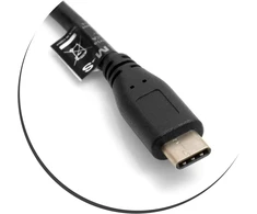 Usb-c į Usb-a 3.0 Kampinis Kabelis, 25 cm