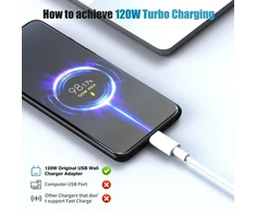 Usb-c laidas 120w 6a 3m greitam įkrovimui ir duomenims