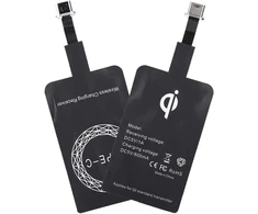 Usb c qi belaidis įkroviklis, qi imtuvas usb c, type c belaidžio įkroviklio imtuvas, skirtas galaxy a51/a20e/a20, pixel 2 ir kitiems type c mobiliesiems telefonams (type-c)