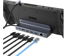 Usb c šakotuvas, oditton 6-in-1 usb c adapteris daugiafunkcinė prijungimo stotis su 5 gbps 3 x usb 3.0, 4k hdmi, greito įkrovimo pd 100 w, skirtas mac, imac, flash atmintinei, windows, steam deck