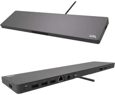 Usb-c stotelė su aktyviu aušinimu, 2x 4k ekranai, Ethernet