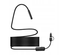 Usb endoskopinė kamera 5.5 mm usb c boroskopas atsparus vandeniui iki 10 m minkštas kabelis