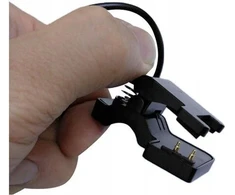 Usb įkroviklio laidas išmaniajam laikrodžiui 2pin 5,5mm universalus spaustukas