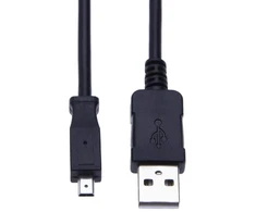 Usb kabelis, skirtas kodak 8 colių/u8 easyshare c140, c180, c182, c190, c310, c315, c330, c340, c350, c360, c433, c503, c513, c530, c533, c603, c613, c623, c643, c653, c663, c703, c713, c743, c763, c813, c875, c913, c1013, cd50 (vaizdo perkėlimas/įkrovikl