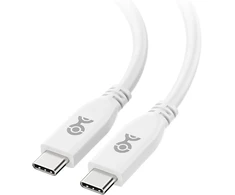 Usb4 kabelis 40gbps, 8k vaizdo, 240w įkrovimo, 0.8m, baltas