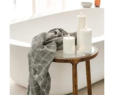 Uyuni Lighting Led arbatinės žvakutės 3.9 x 4.7 cm - tealight 400 baltas plain - led arbatinė žvakutė su nuotolinio valdymo pulteliu ir laikmačiu, su baterija, 400 valandų degimo laikas