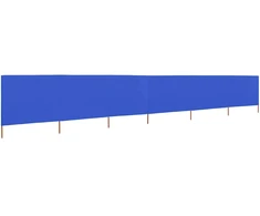 Uždanga nuo vėjo, 6 plokštės, žydra, 800x160cm, audinys