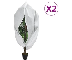 Uždangalai augalams su užtrauktukais, 2vnt., 3,14x2,5 m, 70g/m²