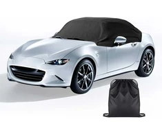 Uzoyfoda pusiau automobilio uždangalas, atsparus vandeniui, skirtas Mazda Mx-5 (1989-2024) viršutinio stogo apsauga 420d Oxford audinys, specialiai pritaikytas transporto priemonei, apsauga nuo Uv spindulių, automobilio uždangalas Mk1/mk2/mk2.5/na/nb, Mk4