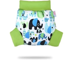 Užtraukiamos kelnaitės dydis Xs (2,5–4,5kg) sauskelnėms (baby elephants (mėlynas), baby elephants (mėlynas)