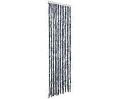 Užuolaida nuo vabzdžių, sidabrinės spalvos, 56x200cm, šenilis