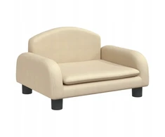 Vaikiška kreminė sofa 50x40x30cm - minisofa vaikams
