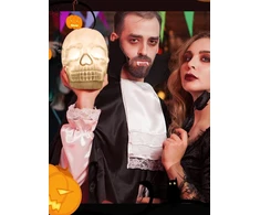 Vaikiška naktinė lemputė, usb įkraunama spalvinga kaukolės galvos pliaukštelėjimo lempa su nuotolinio valdymo naktine lempute, halloween led kaukolės šviesos baro stalo dekoracijos šauni gimtadienio staigmena dekoratyvinė dovana