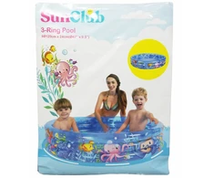 VAIKIŠKAS BASEINAS 3 ŽIEDAI WATER WORLD, talpa: 165 l, amžius 2-6 metai