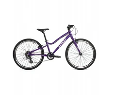 Vaikiškas dviratis Attabo Ease 24" violetinis lengvas aliumininis Shimano Altus