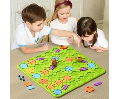 Vaikiški stalo žaidimai - didelis loginis kelio konstruktoriaus galvosūkis, labirinto žaidimai 4 5 6 7 metų berniukams mergaitėms, lavinantys žaidimai montessori, skirti keliems žaidėjams, dovanos vaikams