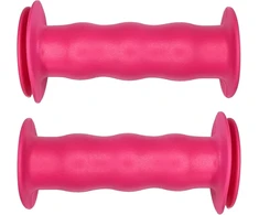 Vaikiškos dviračio rankenos, 19 mm, 85 mm, rožinės