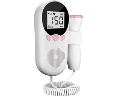 Vaisiaus širdies ritmo detektorius Doppler Monitorius Home Doppler