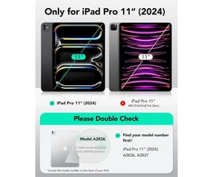 Vaitasy dėklas, skirtas Ipad Pro 11 2024 (m4) 11 colių planšetiniam kompiuteriui, verslo Pu odos apsauginis dėklas, skirtas Ipad Pro 11 2024 su kortelių lizdo stovu, juodas