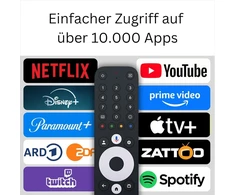 Vaizdo grotuvas Kinhank Android Tv Box G1, 4k Car Hdr Smart Box Android 14 Tv suderinamas su Google Netflix 4k Dolby Vision Digtal Plus, 4gb Ram 32gb Rom, Wifi 6, Bt 5.0, Av1, Android Box su Ethernet Voice