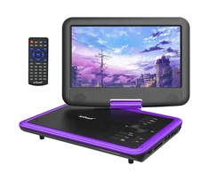 Vaizdo grotuvas Mede8er 9" Nešiojamas Dvd grotuvas žaidimų vaizdo konsolė 270° Pasukimas Usb/sd/sync Tv