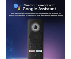 Vaizdo grotuvas Mi Tv Stick 2k su Bluetooth nuotolinio valdymo pulteliu, Google Assistant ir Netflix + Prime Video greitojo rinkimo mygtuku, Android Tv 9.0 su Google Playstore, Smart Cast, Audio Dolby Dts-hd, Wifi
