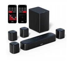 Vaizdo grotuvas Monster Media Soundbar, žemų dažnių garsiakalbis ir garsiakalbių komplektas Ultimea Aura A40 [fakturavt][sertif.]