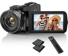 Vaizdo kamera 1080p 30fps 36mp tinklaraščių kamera, skirta „youtube“, skaitmeninė vaizdo kamera su Ir naktiniu matymu, 3,0 colių Ips ekranas, 16x skaitmeninis priartinimas, skaitmeninis fotoaparatas su nuotolinio valdymo pulteliu, 2