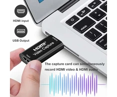 Vaizdo plokštė Wehoom hdmi vaizdo įrašymo plokštė, 1080p įrašymo plokštė 4k, usb įrašymo plokštė, 4k hdmi įrašymo plokštė, peržiūra realiuoju laiku, tinkama žaidimams, transliacijoms, vaizdo konferencijoms, tiesioginio vaizdo įrašo įrašymui